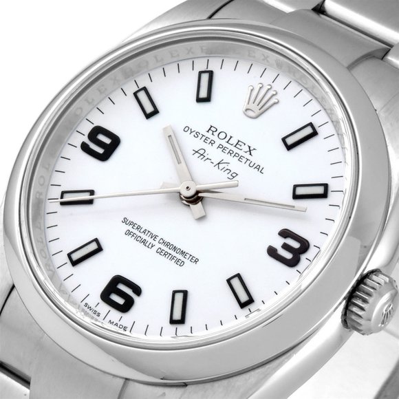 Rolex ROLEX 114200 M series (manufactured around 2007) Automatic watch, white... - Picture 7 of 8